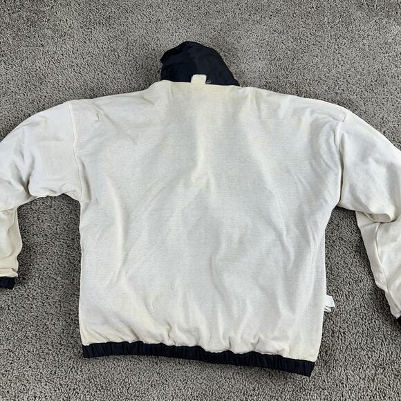 Vintage Ellesse Jacket Mens Large Black Red Reversible Anorak Zip Made Italy 90s - Picture 14 of 16